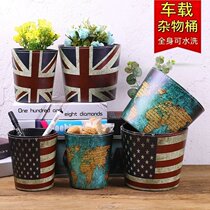 Nordic ins desktop mini trash can table uncovered home bedroom bedside creative coffee table trash can