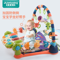 Baby toy bed Bell pedal newborn baby bed pendant music rotating Bell 0-1 year old cart 6 months 3