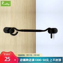 rally Barn door door lock American hanging rail door Nordic sliding door Sliding door lock Hook lock hook lock Pull door lock