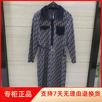 (Physical synchronization) St. Yaxin T21C592L New 2021 autumn fashion slim temperament print dress