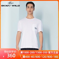 body wild BT-slogan round neck short sleeve top ZBN81TW1A