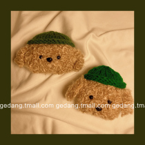 Teddy dog ​​niche autumn and winter handmade plush thread suitable for airpods2 protective sleeve cute ins wind apple airpodspro soft shell all-in-one 3rd generation wireless bluetooth headset Korean hair