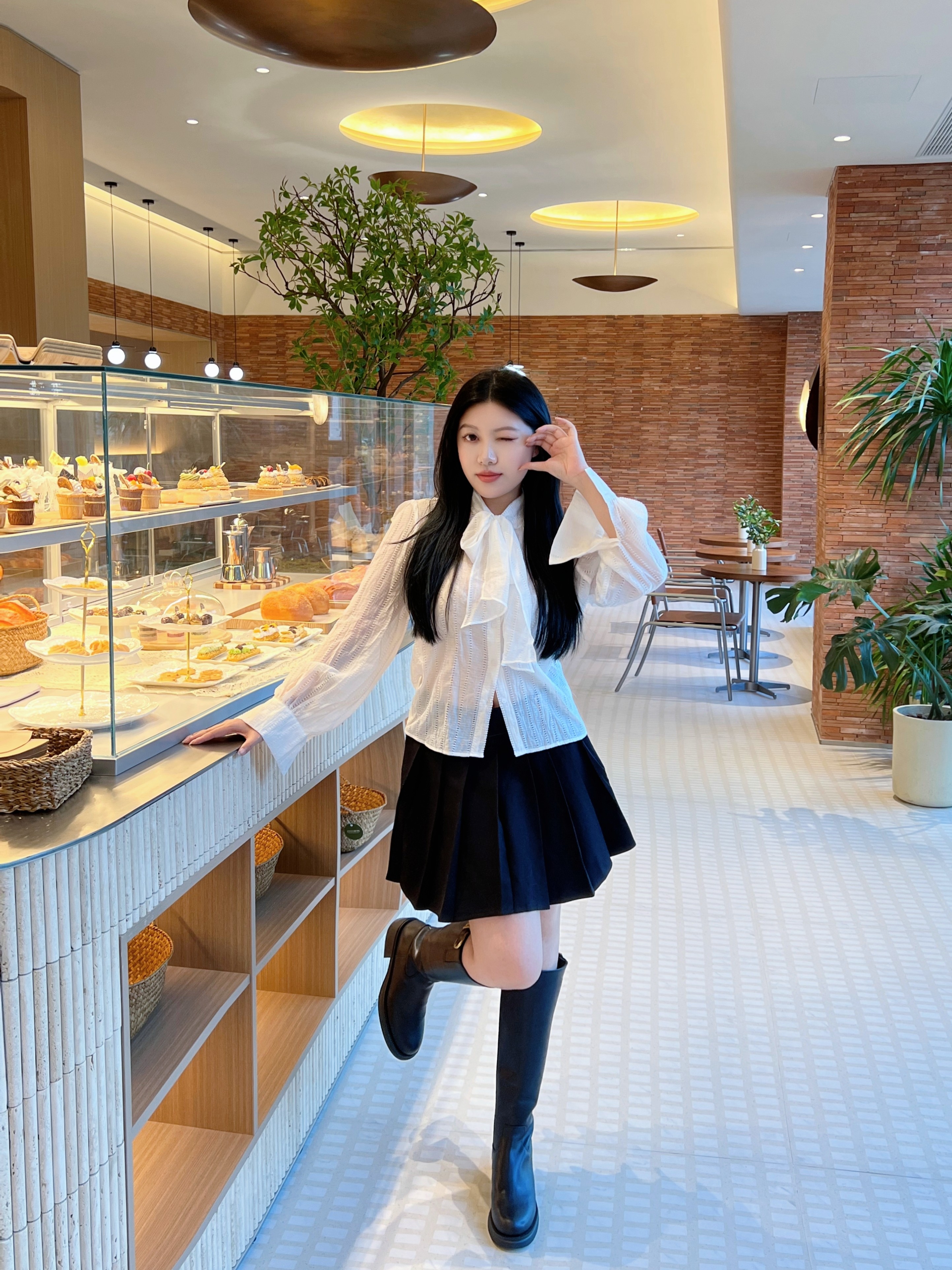 kisscat接吻猫[城市旅人]骑士靴，万茜方枪枪美洋同款真皮皮带扣复古英伦风