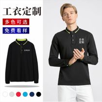 Long-sleeved polo shirt Group culture shirt custom t-shirt Work clothes custom-made work clothes printed logo embroidery Classmate party