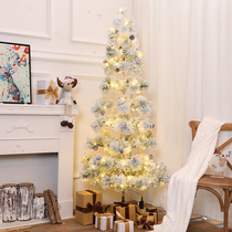 1 8-meter Christmas tree Large household white luminous Christmas Tree ornaments Christmas decoration scene decoration ornaments