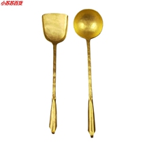 Susu copper spatula pure copper cooking spatula copper spoon shovel hand-made thick rice spoon soup spoon