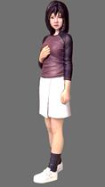 Japan Lin Haoji prototype creation doll first edition 1 12 long T girl SW-4