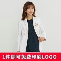 Doctor of Dental Skin Management Beauty Hospital in Hong Kong Secret Oral Hospital Working suit White coat Long Sleeve doctor clothes men and women