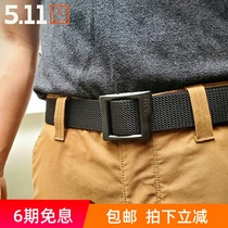 5 11 Military fan nylon belt 511 Wear-resistant nylon belt Special forces tactical belt Narrow belt 56514