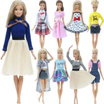 Dress Shirt Denim Wear Accessories Clothes for Barbie Doll
