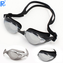 Ruihe HD electroplating anti-fog myopia coating swimming goggles multi-degree optional myopia goggles 6100