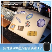  Film and Television Hurricane Cine Stickers Stickers Mac Computer Keyboard Car Stickers Removable Self-adhesive Waterproof and anti-wear