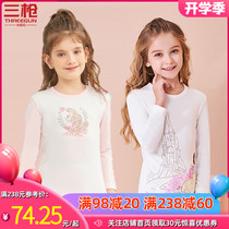 Three-shot girl Shu Modal girl round neck long sleeve underwear set autumn students new product Shufu Princess autumn trousers