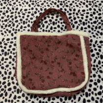 Earth Cool Trampoline Winter Rose Single Shoulder Sails Cloth Bag Day System Imitation Lamb Wool Mobile Phone Bag Handbags Tote Bag