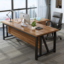 Boss desk Office desk and chair combination Modern simple office supervisor work desk Manager President table Large desk