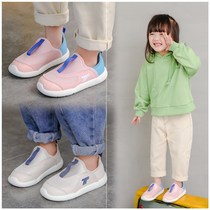 Baby a pedal kindergarten entrance shoes childrens indoor shoes 1-4 years old 3 children autumn mesh sports casual shoes