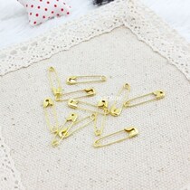 Golden Brooch Mark Wool line Pins Clothing Pendant accessories Counter clip fastening fastening clothing Decorative Small pieces