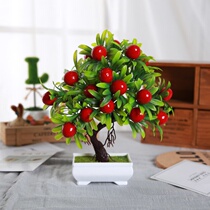 Best selling artificial flowers fortune trees plants plastic flowers potted plants bonsai green plants living room decorative flowers fake flower ornaments interior