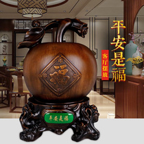 Piggy bank Piggy bank Safe Apple decoration Creative gift Living room TV cabinet Wine cabinet Entrance Home decoration