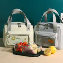 Insulation lunch box bag Office worker cute bag with rice Japanese portable student aluminum foil bag for summer bento bag