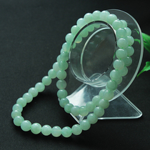 Shaner Natural A Goods Jade Necklace Womens Old Pit Ice Jade Necklace Mens Ball Bead Chain 10MM