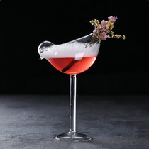ins creative bird type wine glass cocktail glass cup Net red molecular smoked wine glass Net red glass bird bird