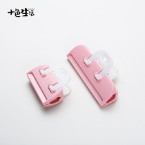 Food sealing clip Sealing clip Bag Strong sealing clip Food bag sealing clip Food preservation clip 2 packs