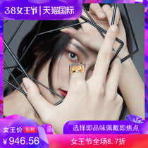 JLInN silver decoration in the beauty orchid ring forefinger Ring Artist stars the same small crowd personality elegance