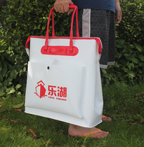 Lehu waterproof containing fish protective bag widening thickened metal zipped EVA bag fish protective bag bait bag fishing bag