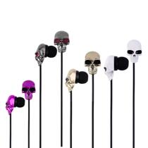 new cool skull stereo earbud earphones for mp3 4 smartphone