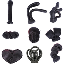 Ancient costume Hanfu Spirit Snake Bun wig Chinese style Tang Dynasty maids skirt Single hair bun Shadow Real estate hair styling wig