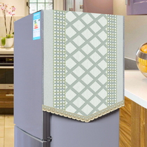 Bedside table TV Hood refrigerator towel universal multi-purpose cover refrigerator cover refrigerator cover towel refrigerator dust cover towel