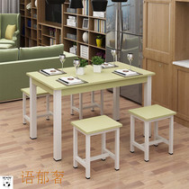 Restaurant table rectangular small restaurant noodle restaurant table and stool Shaxian snack table and chair combination storefront special dining table and chair