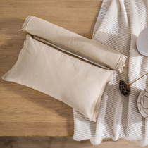 Cervical spine pillow auxiliary repair cervical spine special straightening adult protection cervical spine sleep single full buckwheat leather pillow