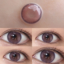 Sandwich rainbow sugar beauty pupil year throw female small diameter mixed blood pink purple half a year throw contact lens can charm JL