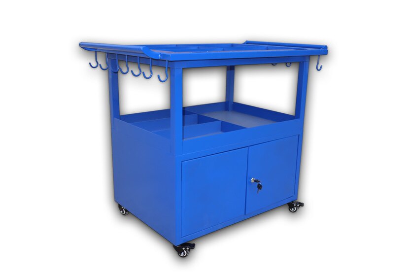 Tool cart trolley multi-function frame sub-layer hand push maintenance storage layer rack mobile cabinet auto repair workshop drawer type