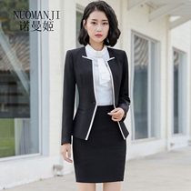  Norman Ji temperament lady professional suit high-end thin small fragrance trend overalls casual simple suit