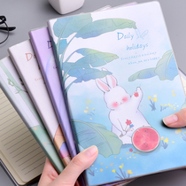 Thickened notebook a5 Notebook student subject book Simple college students cute girl heart super cute thick rubber sleeve notepad diary hipster stationery learning large b5 postgraduate notebook