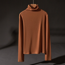 DOAH base shirt T-shirt turtleneck thermal underwear women Autumn Winter style loose autumn solid color simple long sleeve top