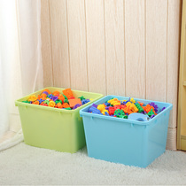 Family multi-color selection plastic storage basket without lid superimposed storage box Toy storage box Kindergarten teaching aid basket