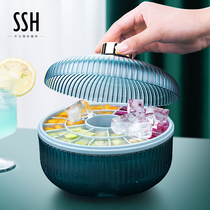 SSH Ice Freezer Freeze Ice Cubes Mold Home Ice Box Big Ice Cubes Case Silica Gel Grinders Ice Box Ice-making God
