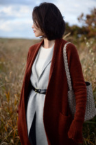 LunaMade beauty and tenderness Giant Warm Italy Imported Yarn Baby Hooded Sweater Cardiovert Hooded Jacket Woman