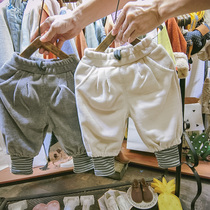 Girl Girl Plus Suede Pants New Child Clothing Autumn Winter Children Warm Kharen Pants Baby Foreign Air Long Pants Tide