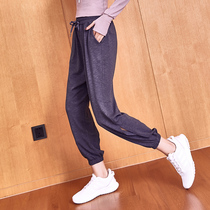 Korean sports pants womens loose quick-drying pants gym yoga pants wear casual running clothes spring and autumn trousers