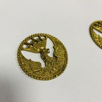 Alexander English sofa furniture pure copper Eagle brand copper decoration hardware buckle copper flower yellow Factory Direct