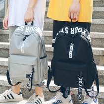 School bag female Korean junior high school student bag female fashion trend High School students leisure travel backpack men