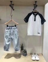 Day hair F1HAA2415 mini peace Taiping bird boy clothing 2020 summer new boy light-coloured jeans