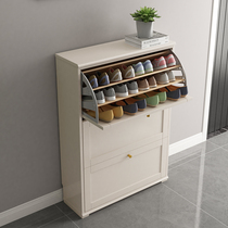 Minimalist American shoe cabinet white large capacity Guan Guan Cabinet Eurostyle Shoe Rack Door Hall Cabinet Modern Simplicity Approx