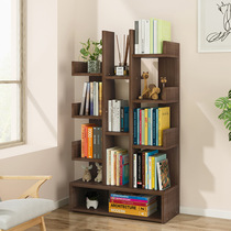 bookshelf Creative bookshelf bookcase Simple living room shelf table Home student floor-to-ceiling simple small books