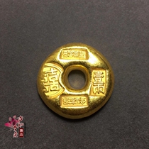 Collectibles antique antiques gold ingots ancient coins old silver ingots brass gilded old double happiness one or two gold nugget